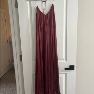 Zara Burgundy Maxi Dress